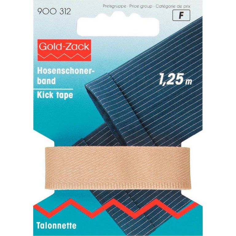 Hosenschonerband beige diverse bander