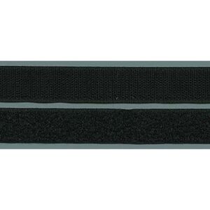 Klettverschluss 20mm schwarz