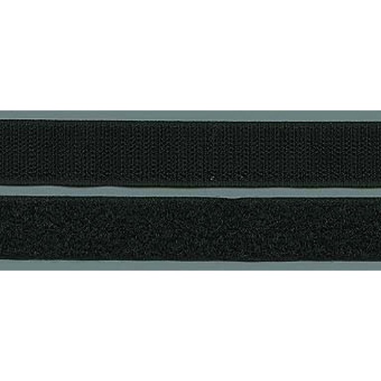 Klettverschluss 20mm schwarz