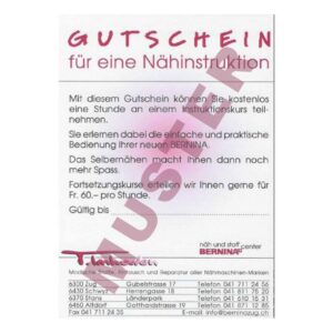 Näh-Instruktion