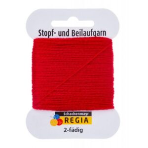 2-fädig Beilaufgarn rot
