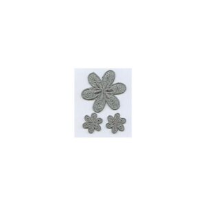 Blumenset grau