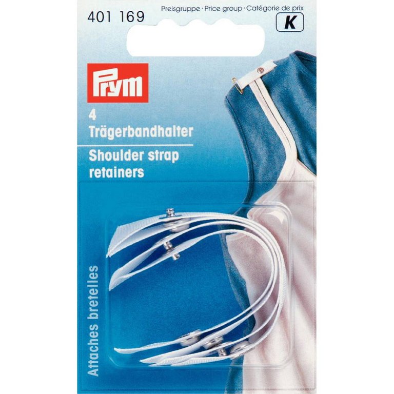 Trägerbandhalter weiss