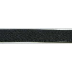 Velours Elast schwarz 20 mm