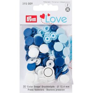 Color Snaps Blau weiss Mix