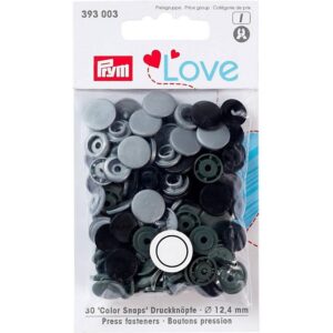 Color Snaps Grau Schwarz Mix