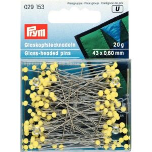 Glaskopstecknadeln 43 x 0.60 mm