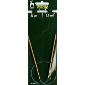 Bamboo Rundstricknadel 40cm/3.50 mm