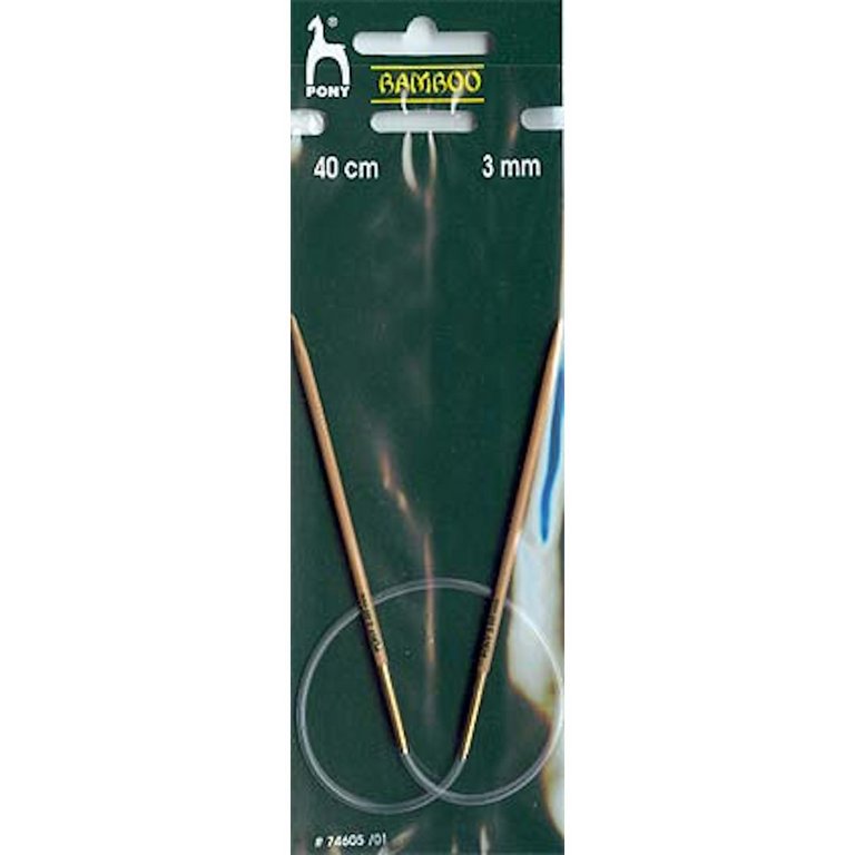 Bamboo Rundstricknadel 40cm/3mm