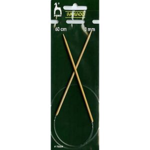 Bamboo Rundstricknadel 60cm/3 mm