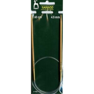 Bamboo Rundstricknadel 60cm/4.50 mm