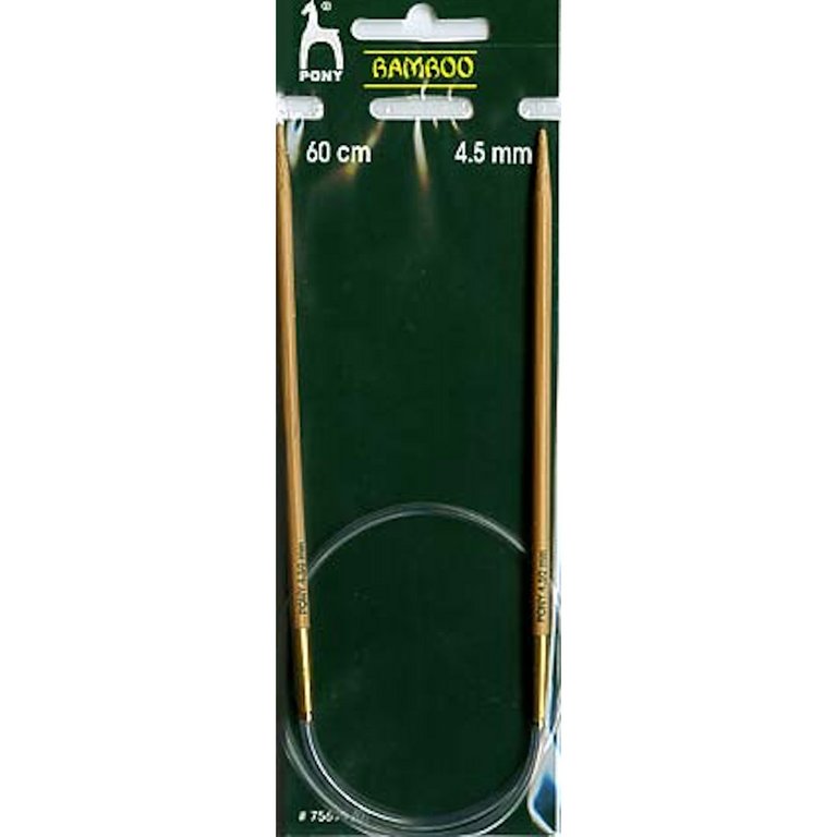 Bamboo Rundstricknadel 60cm/4.50 mm