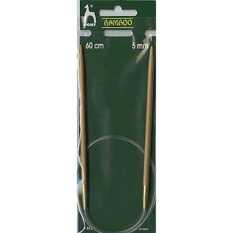 Bamboo Rundstricknadel 60cm/5 mm