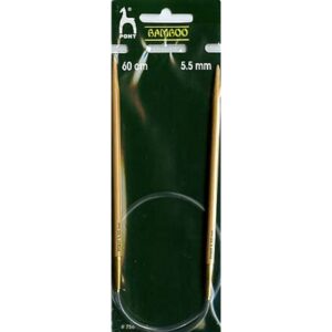 Bamboo Rundstricknadel 60cm/5.50 mm
