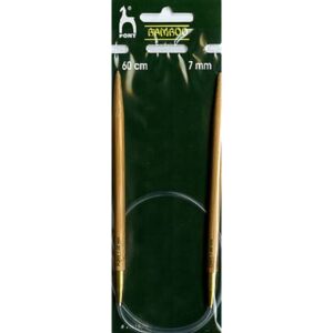 Bamboo Rundstricknadel 60cm/7 mm