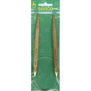 Bamboo Rundstricknadel 60cm/9 mm