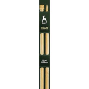 Bamboo Stricknadeln Paar 10 mm