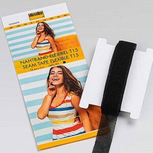 Nahtband Flexibel T 15 schwarz