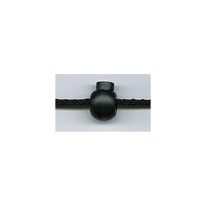 Kordelstopper schwarz bis 6 mm Kordel