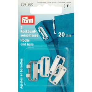 Rockbundverschlüsse 20 mm silber