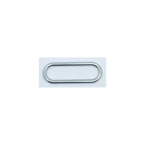 Versteller Oval silber 40 mm