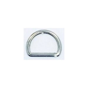 Halbrundring silber 15 mm