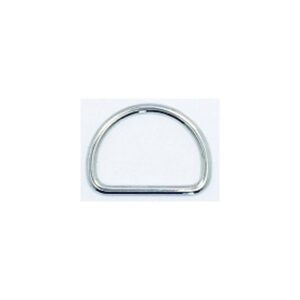 Halbrundring silber 25 mm