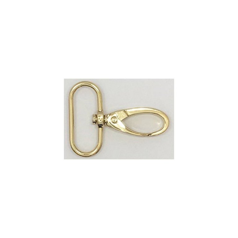 Karabiner gold 30 mm