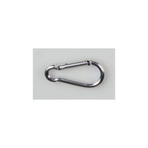 Karabiner Oval silber 25 mm
