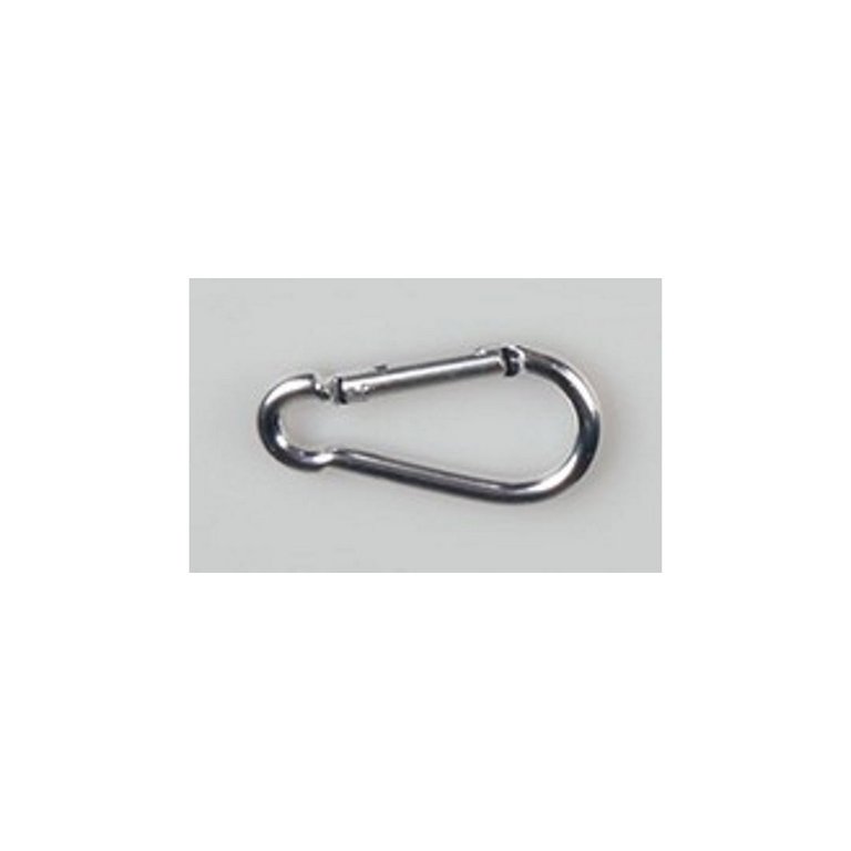 Karabiner Oval silber 25 mm