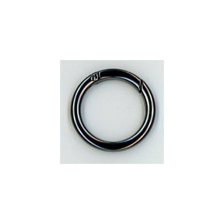 Karabiner rund altsilber 47 mm