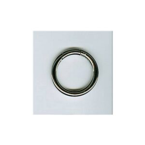 Karabiner rund silber 42 mm