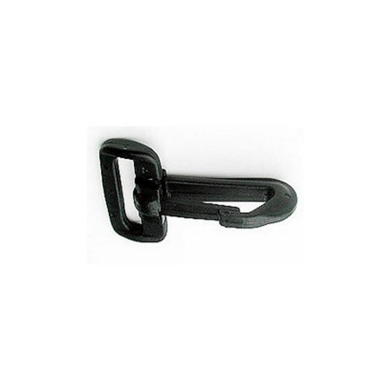 Karabiner schwarz 30 mm