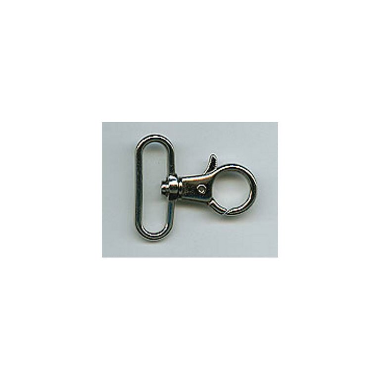 Karabiner silber 30 mm