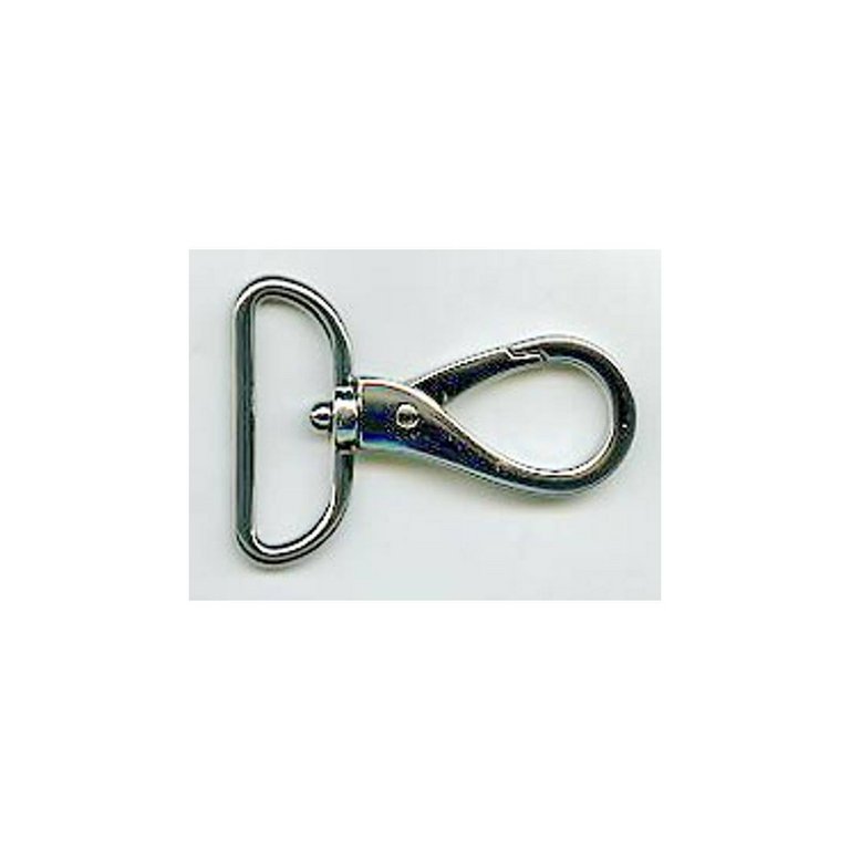 Karabiner silber 38 mm