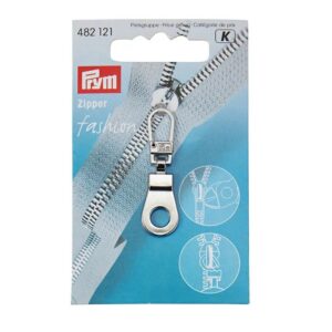 Zipper silber